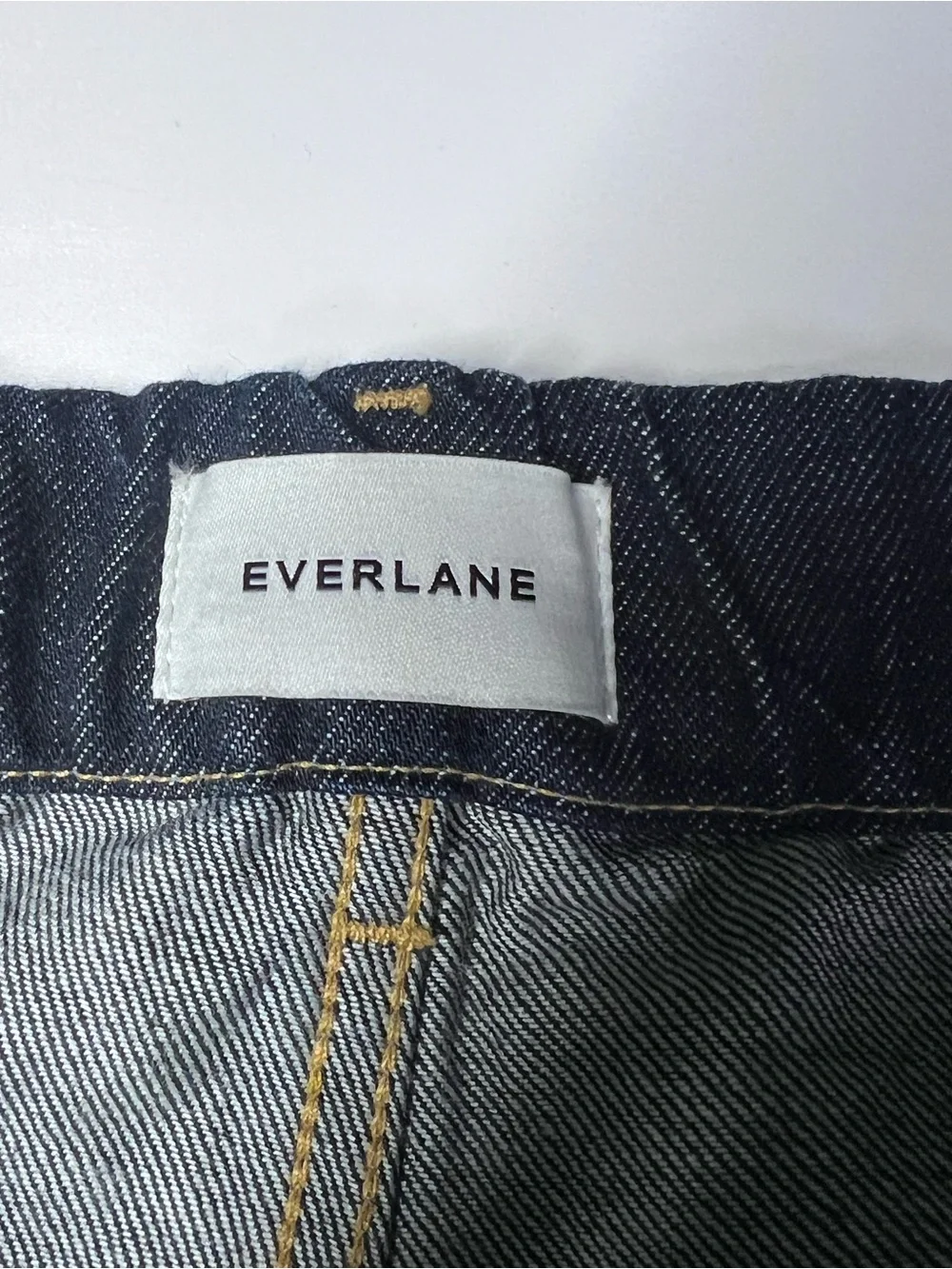 Everlane Dark Wash Wide-Leg Flare Jeans